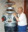 Bob May and Robot